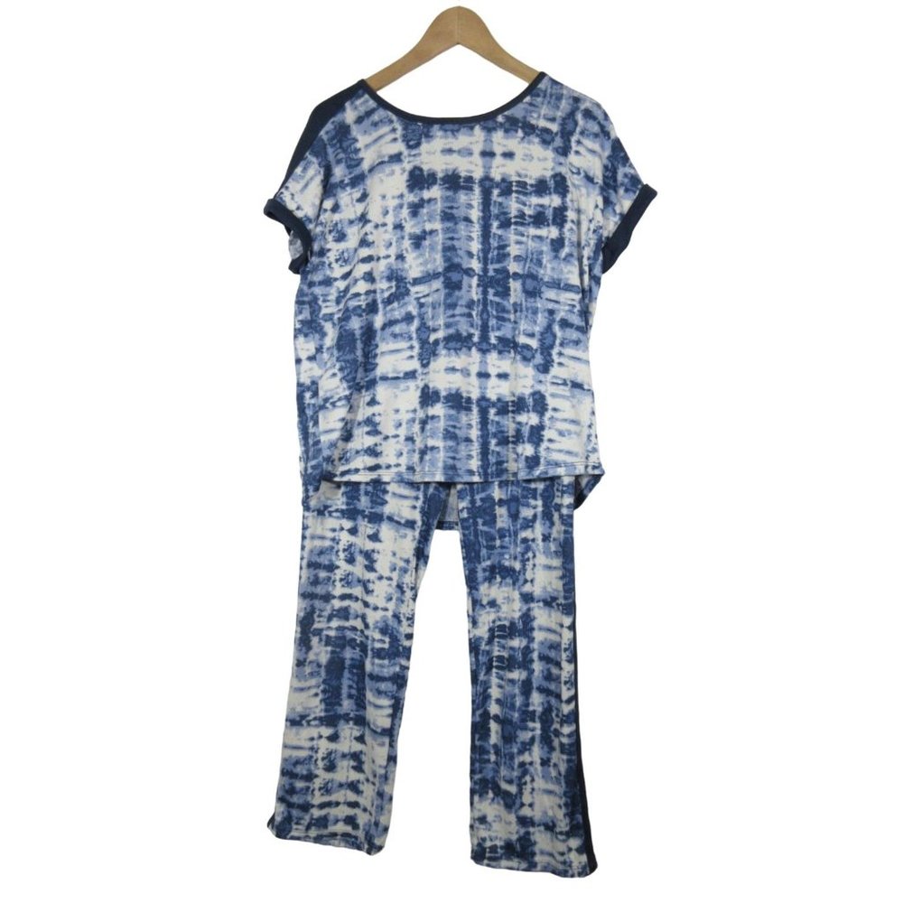 Lucky Brand 4 piece tie dye lounge pajama set L